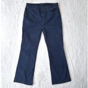 Ann Taylor Women's High Rise Flare Jeans Dark Wash Denim Size 2